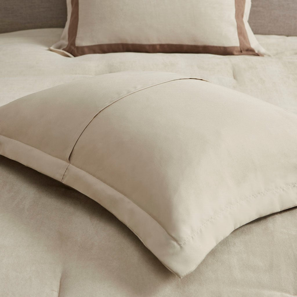 Dax 7 Piece Microsuede Comforter Set