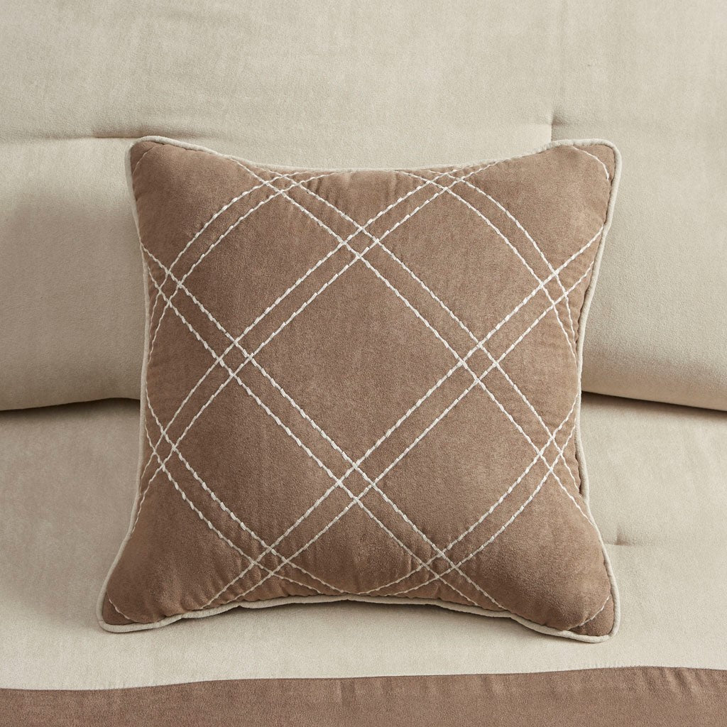 Dax 7 Piece Microsuede Comforter Set