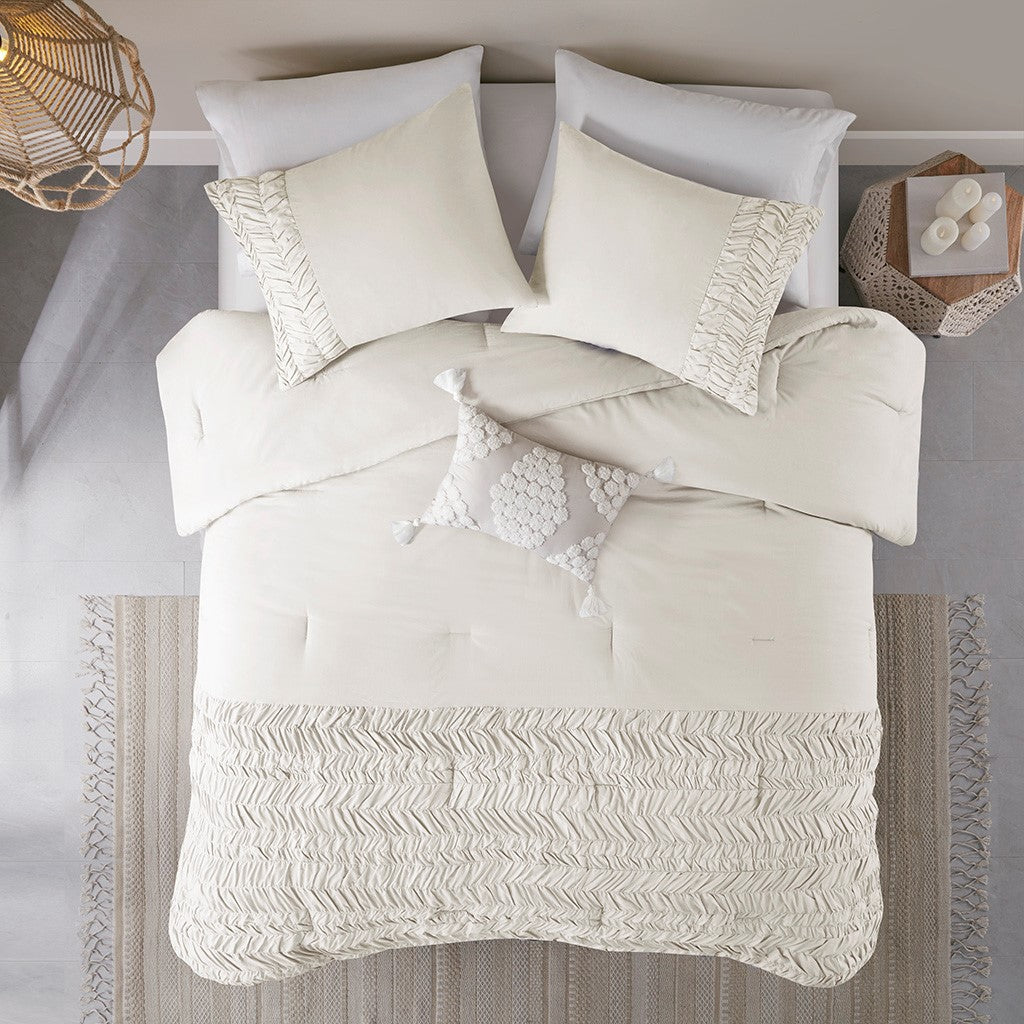 Doreen 4 Piece Cotton Comforter Set