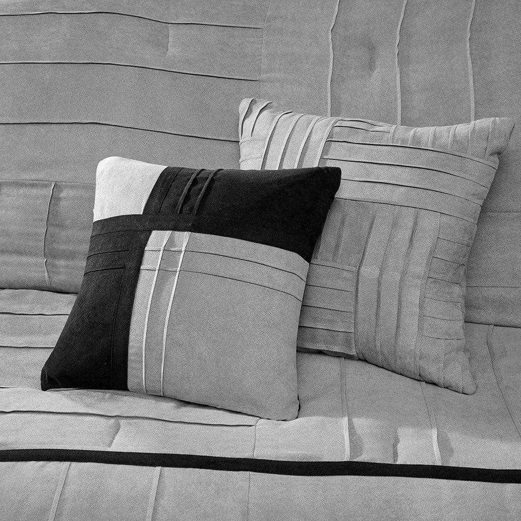 Dune Grey 7-Piece Comforter Set Comforter Sets By Olliix/JLA HOME (E & E Co., Ltd)