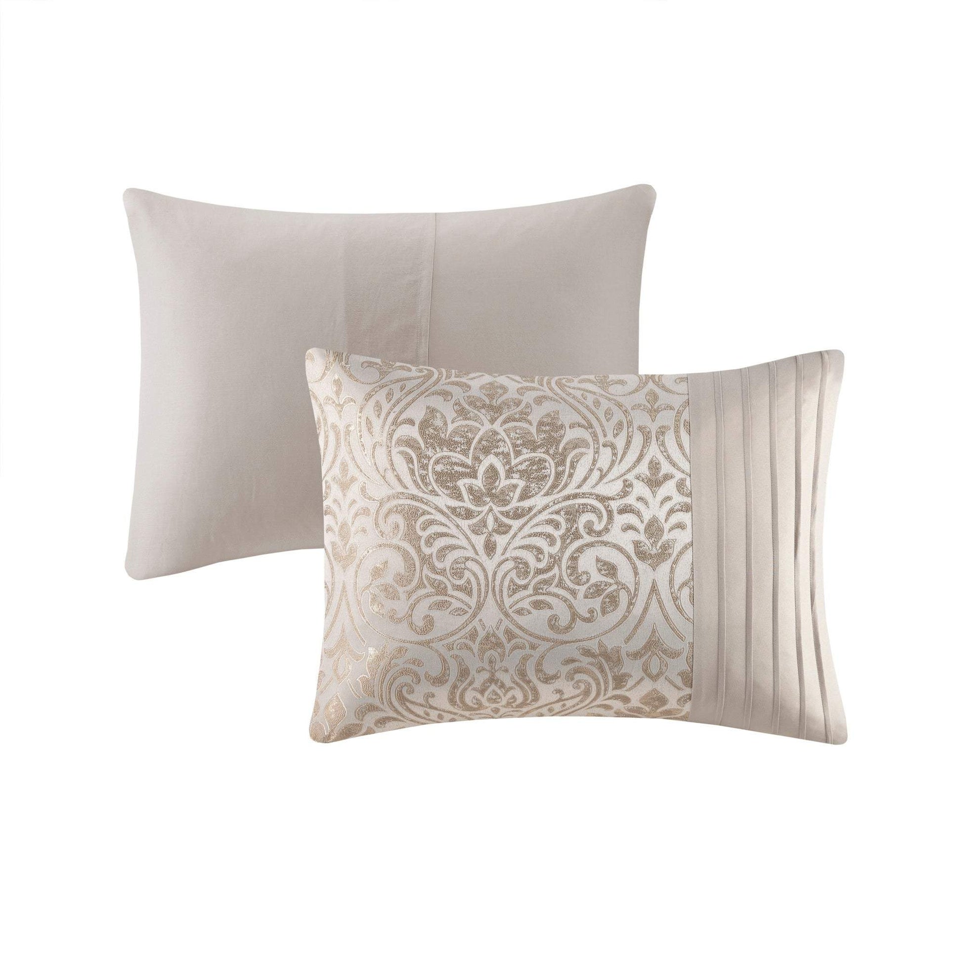 Emilia Khaki 12-Piece Comforter Set Comforter Sets By Olliix/JLA HOME (E & E Co., Ltd)