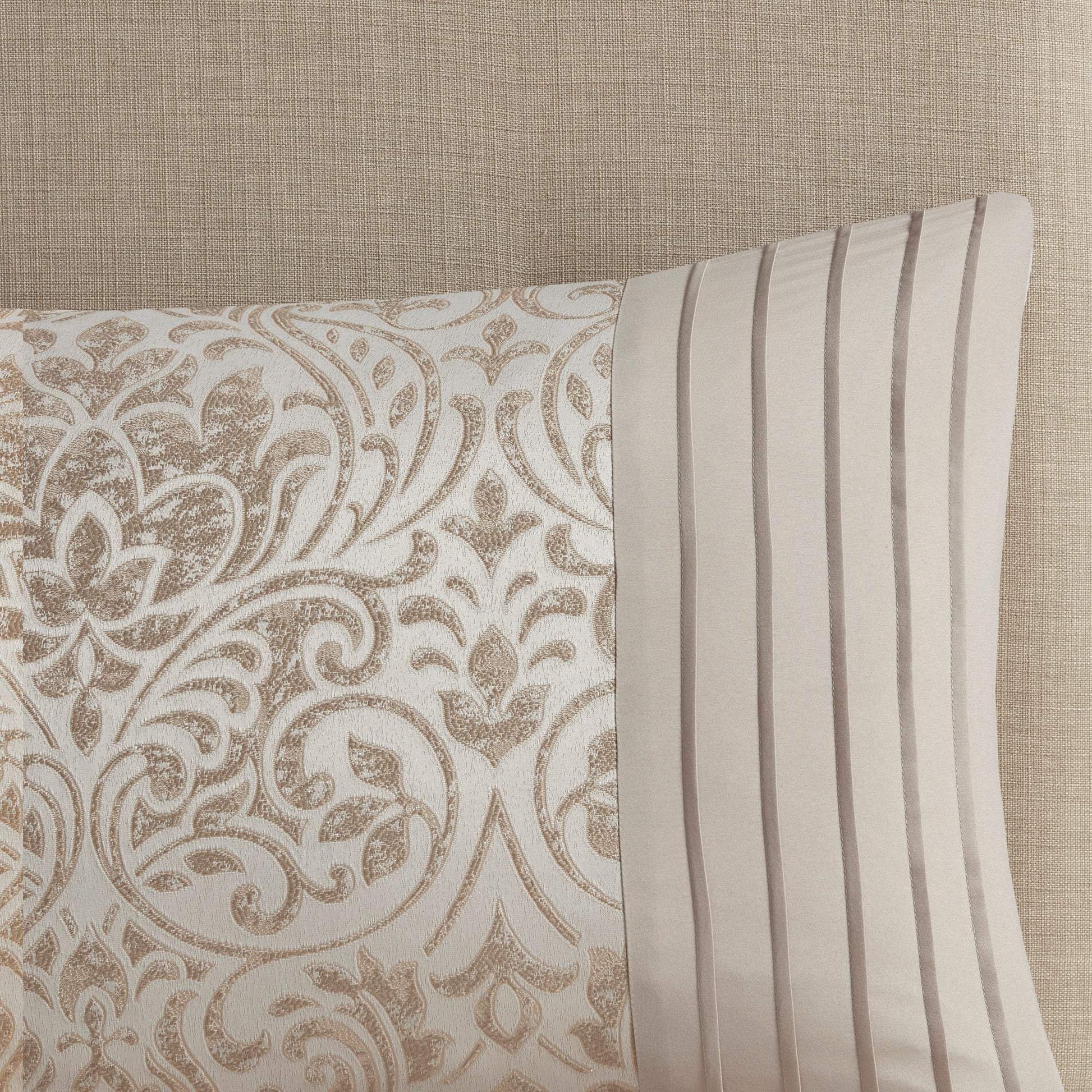 Emilia Khaki 12-Piece Comforter Set Comforter Sets By Olliix/JLA HOME (E & E Co., Ltd)
