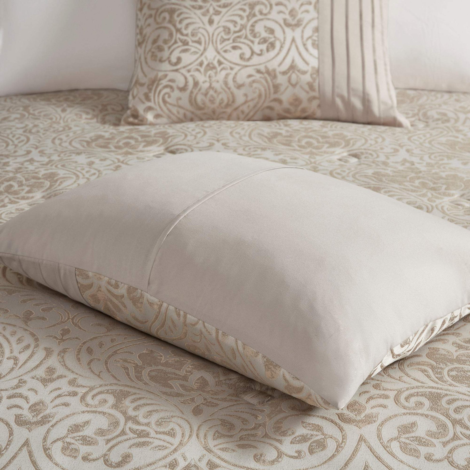 Emilia Khaki 12-Piece Comforter Set Comforter Sets By Olliix/JLA HOME (E & E Co., Ltd)