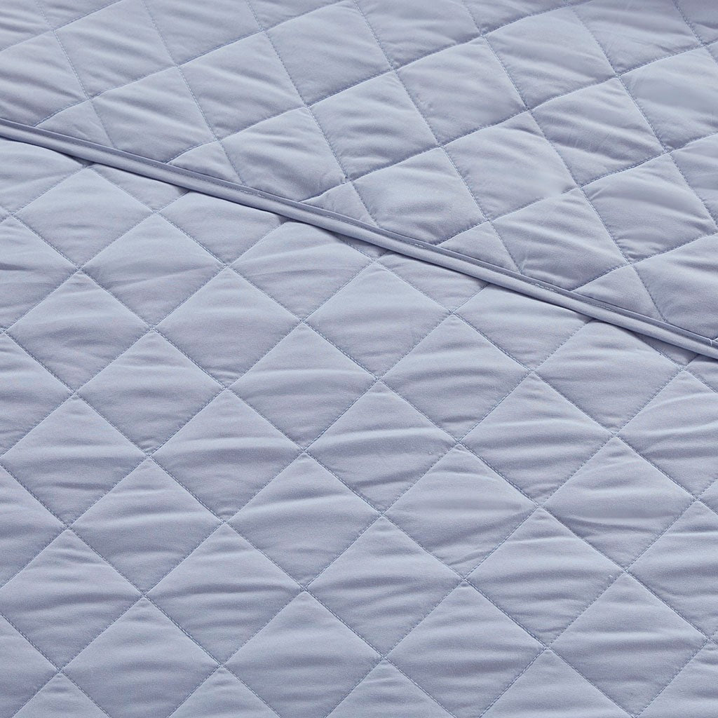 Erica 8 PC Printed Seersucker Comforter and Coverlet Set Collection
