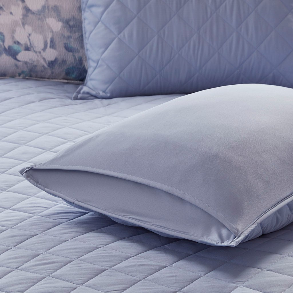 Erica 8 PC Printed Seersucker Comforter and Coverlet Set Collection