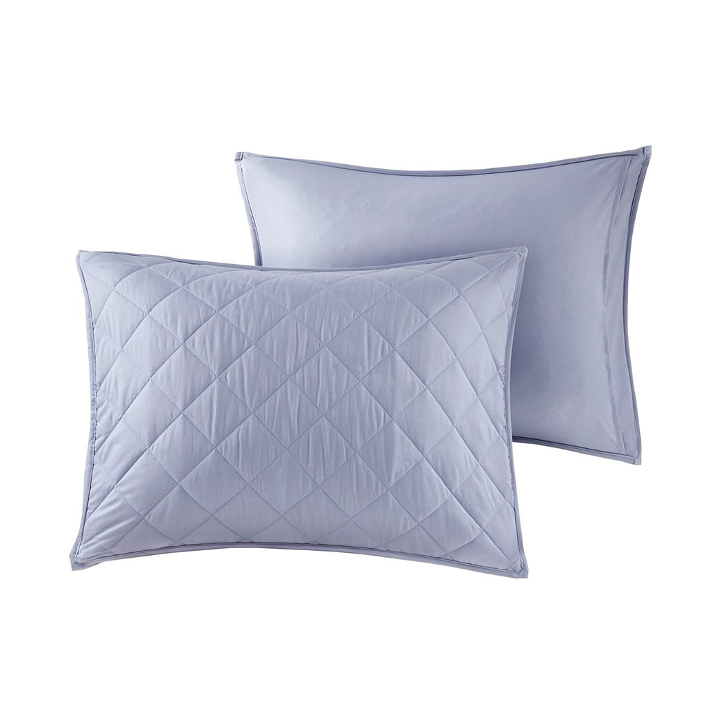 Erica 8 PC Printed Seersucker Comforter and Coverlet Set Collection