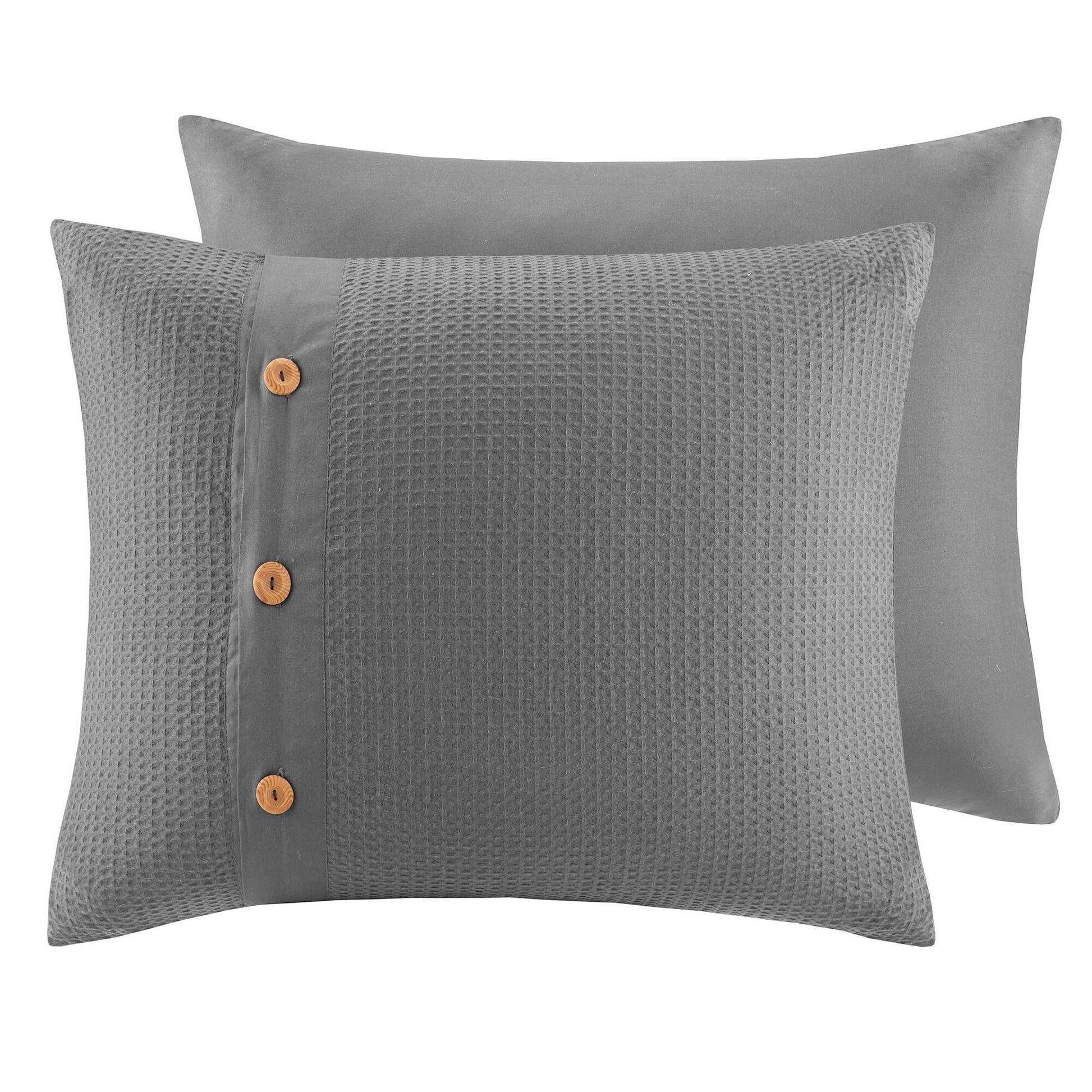 Finley Grey 3-Piece Comforter Set Comforter Sets By Olliix/JLA HOME (E & E Co., Ltd)