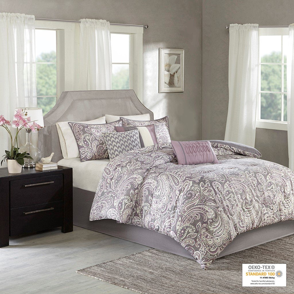 Gabby Purple 7-Piece Comforter Set Comforter Sets By Olliix/JLA HOME (E & E Co., Ltd)