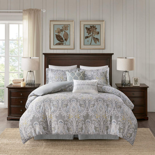 Hallie Grey 6-Piece Comforter Set