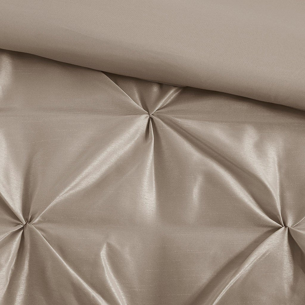 Laurel Taupe 7-Piece Comforter Set Comforter Sets By Olliix/JLA HOME (E & E Co., Ltd)