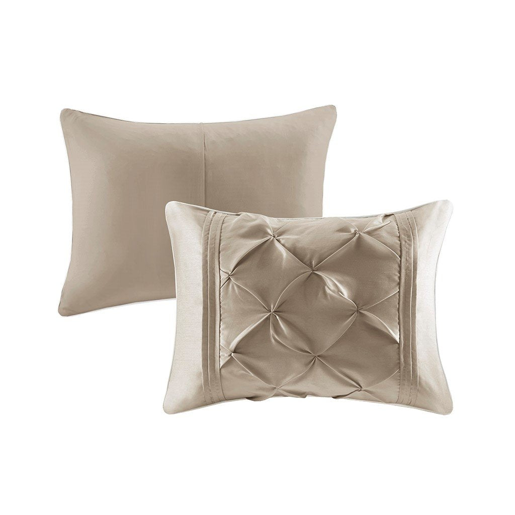 Laurel Taupe 7-Piece Comforter Set Comforter Sets By Olliix/JLA HOME (E & E Co., Ltd)