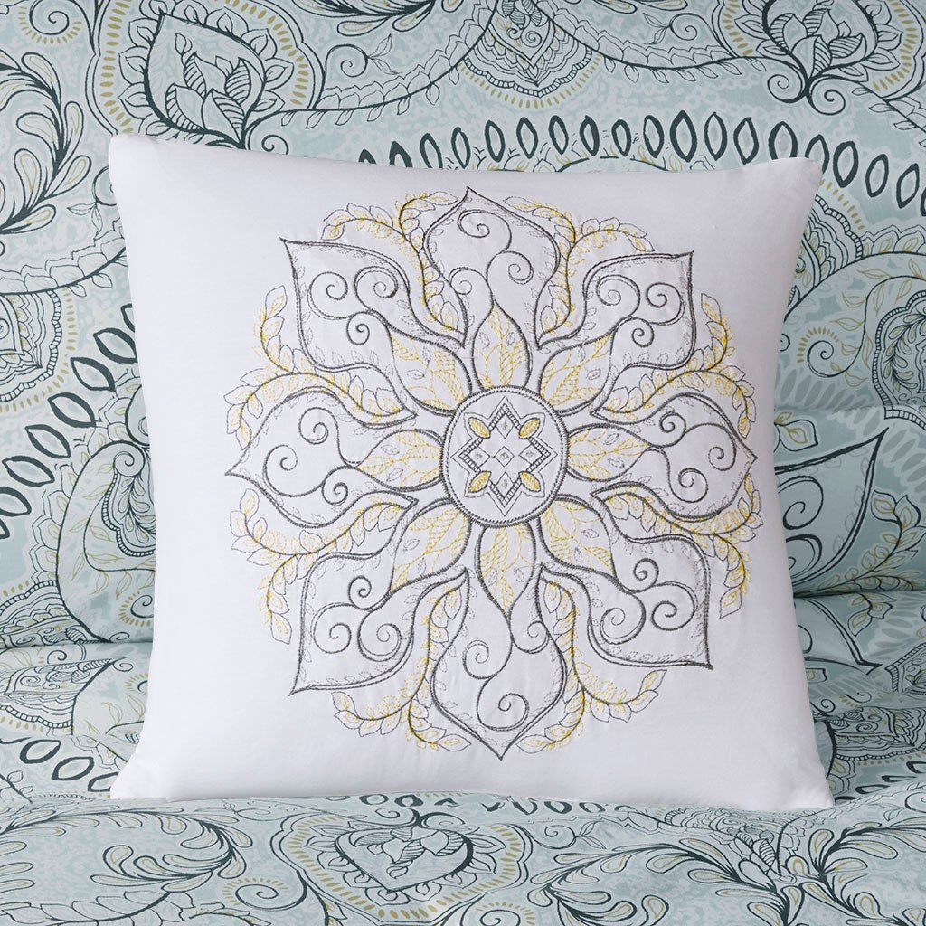 Nebraska Seafoam 7-Piece Comforter Set Comforter Sets By Olliix/JLA HOME (E & E Co., Ltd)