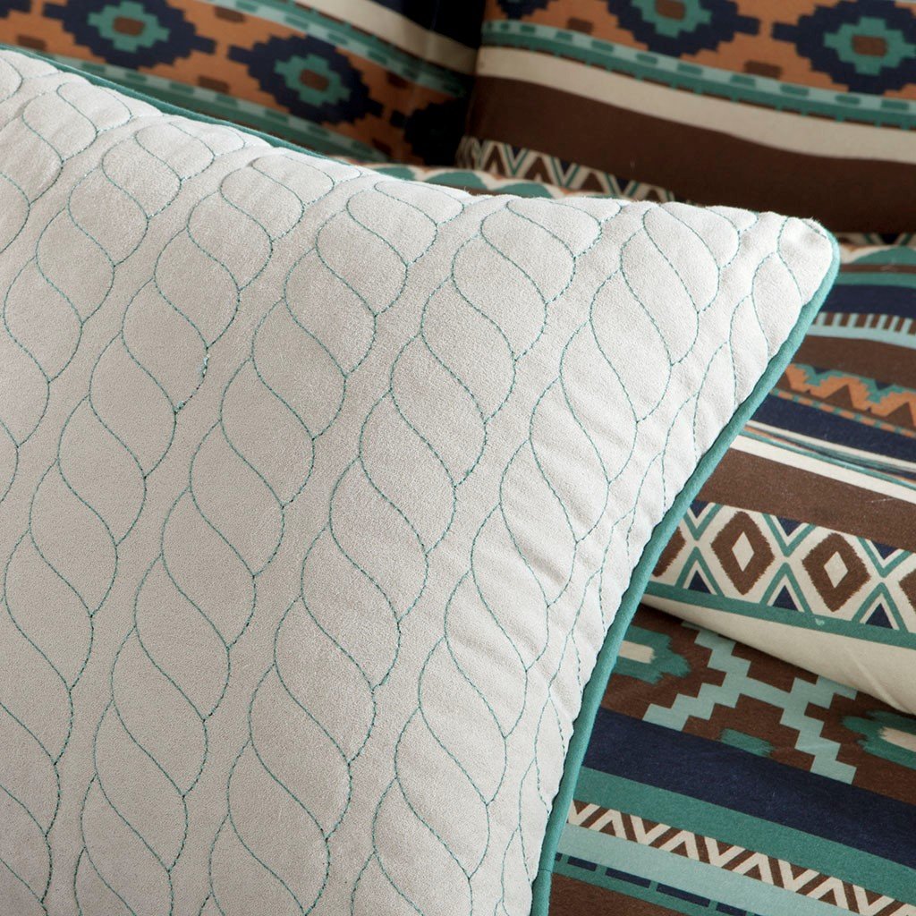 Malone Blue 7-Piece Comforter Set Comforter Sets By Olliix/JLA HOME (E & E Co., Ltd)