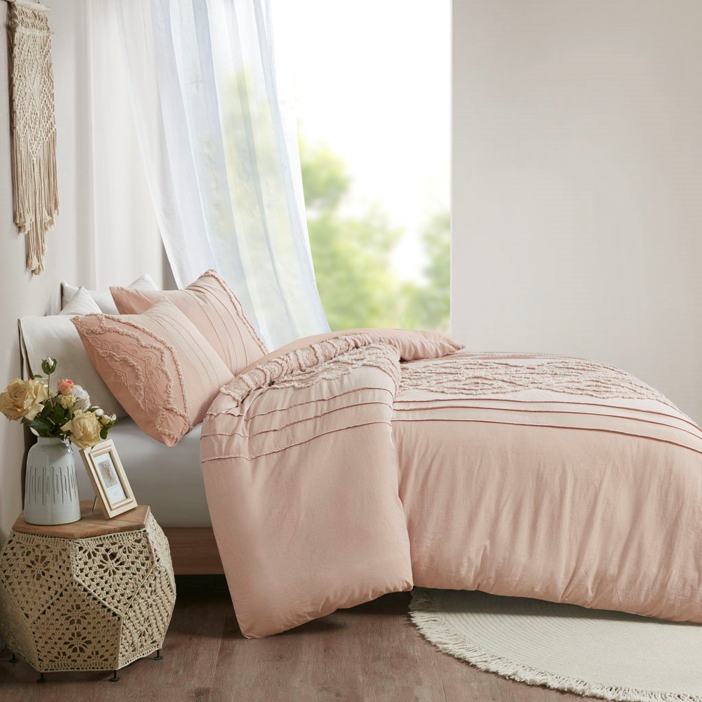 Michigan Blush 3-Piece Comforter Set Comforter Sets By Olliix/JLA HOME (E & E Co., Ltd)
