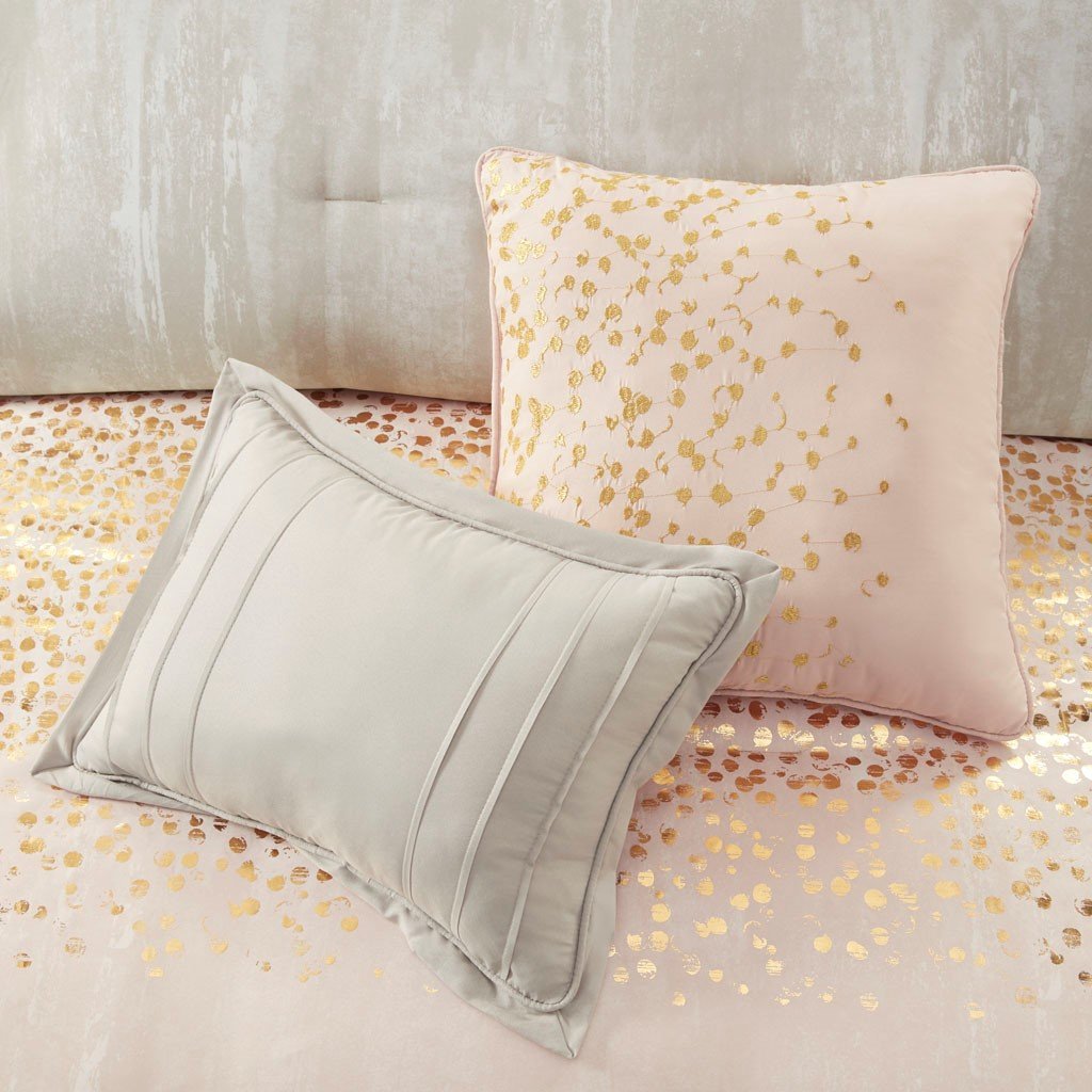 Midnight Garden Blush 7-Piece Comforter Set Comforter Sets By Olliix/JLA HOME (E & E Co., Ltd)