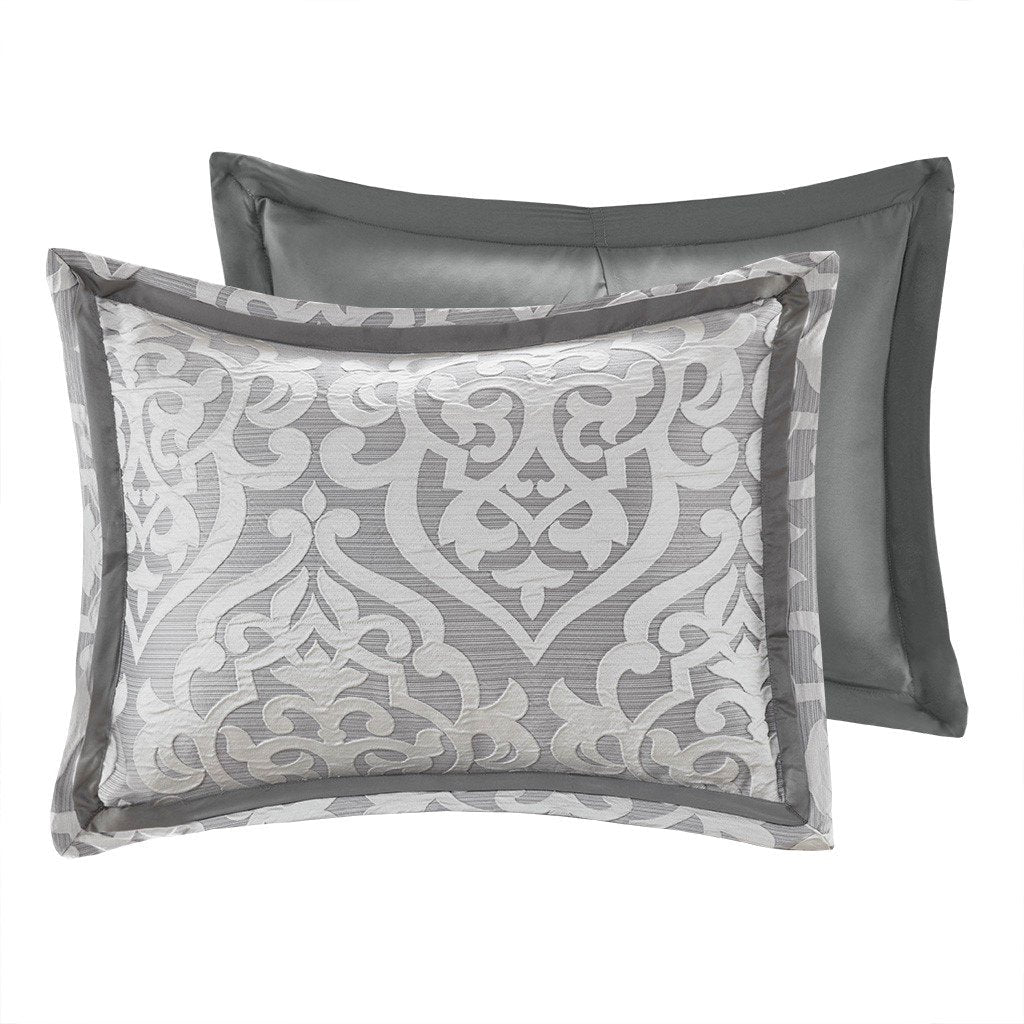 Virginia Silver 8-Piece Comforter Set Comforter Sets By Olliix/JLA HOME (E & E Co., Ltd)