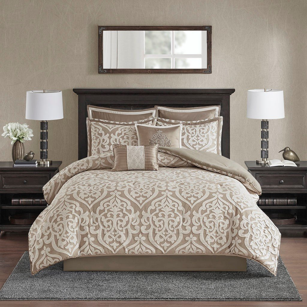 Odette Tan 8-Piece Comforter Set Comforter Sets By Olliix/JLA HOME (E & E Co., Ltd)