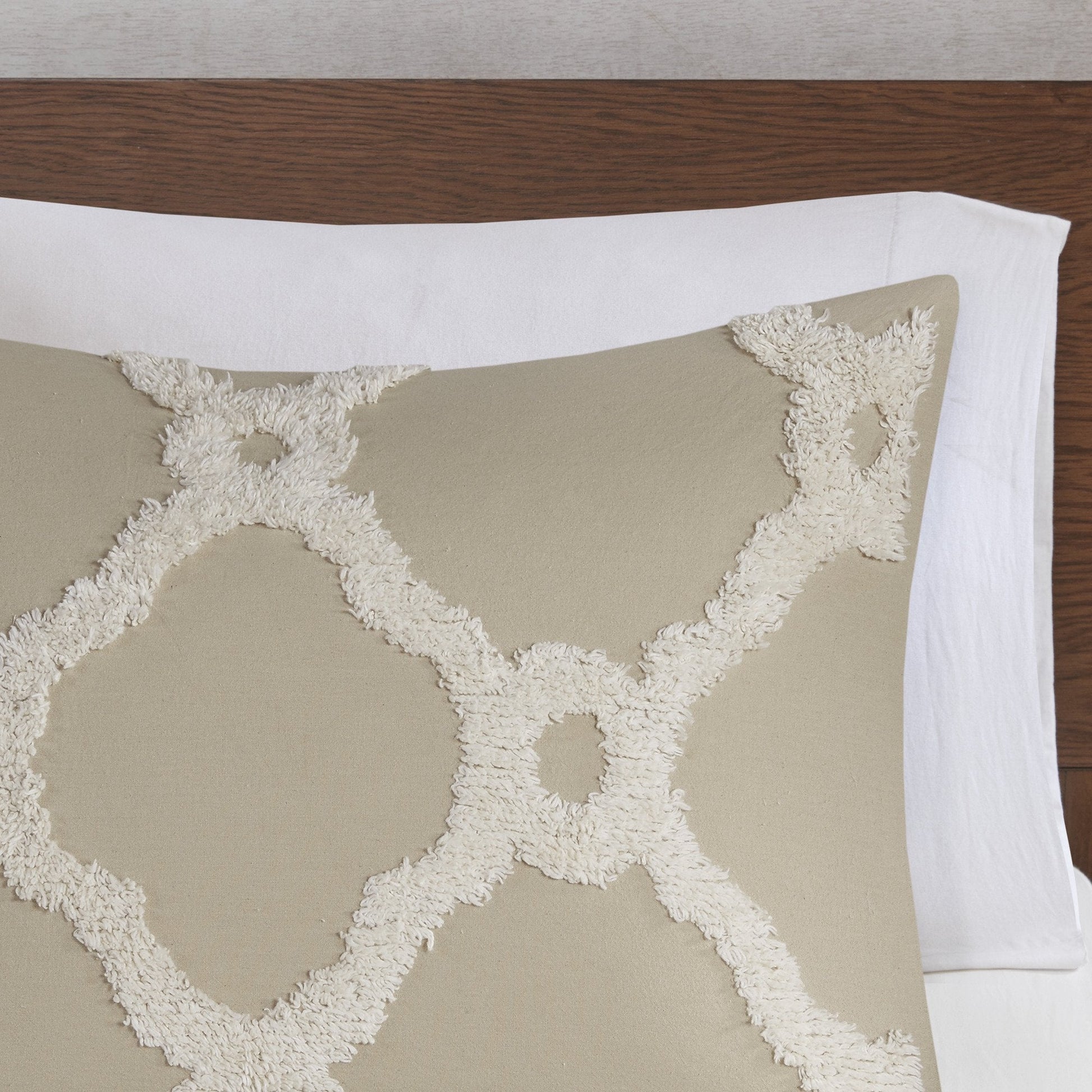 Pacey Taupe 3-Piece Comforter Set Comforter Sets By Olliix/JLA HOME (E & E Co., Ltd)