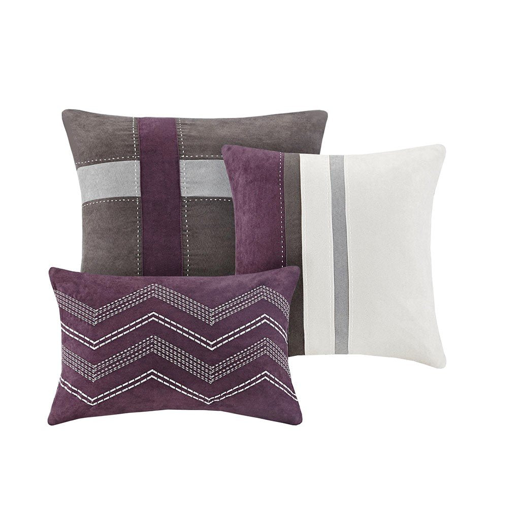 Palisades Purple 7-Piece Comforter Set Comforter Sets By Olliix/JLA HOME (E & E Co., Ltd)