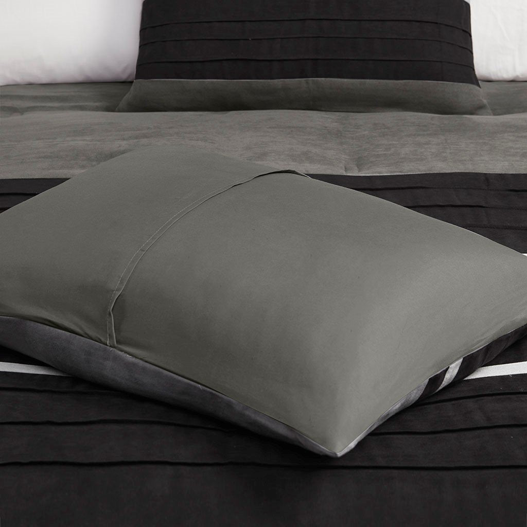 Palmer Black 7-Piece Comforter Set Comforter Sets By Olliix/JLA HOME (E & E Co., Ltd)
