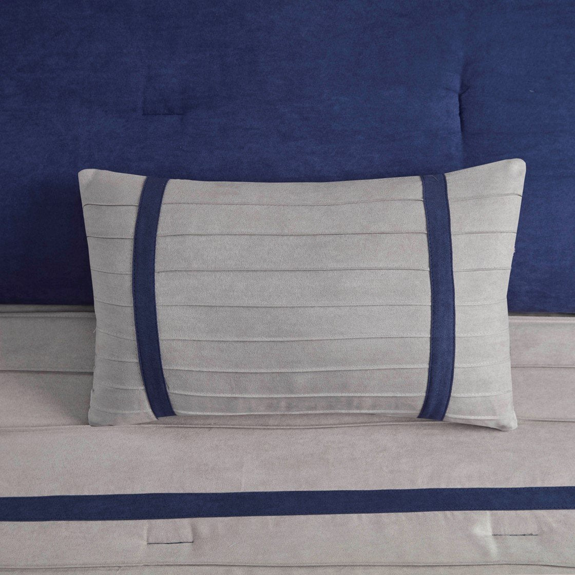 Palmer Blue 7-Piece Comforter Set Comforter Sets By Olliix/JLA HOME (E & E Co., Ltd)