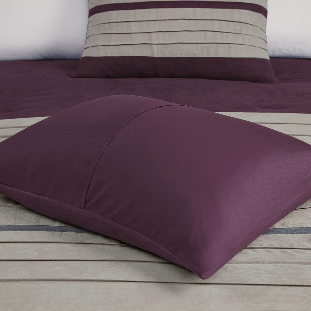 Palmer Purple 7-Piece Comforter Set Comforter Sets By Olliix/JLA HOME (E & E Co., Ltd)