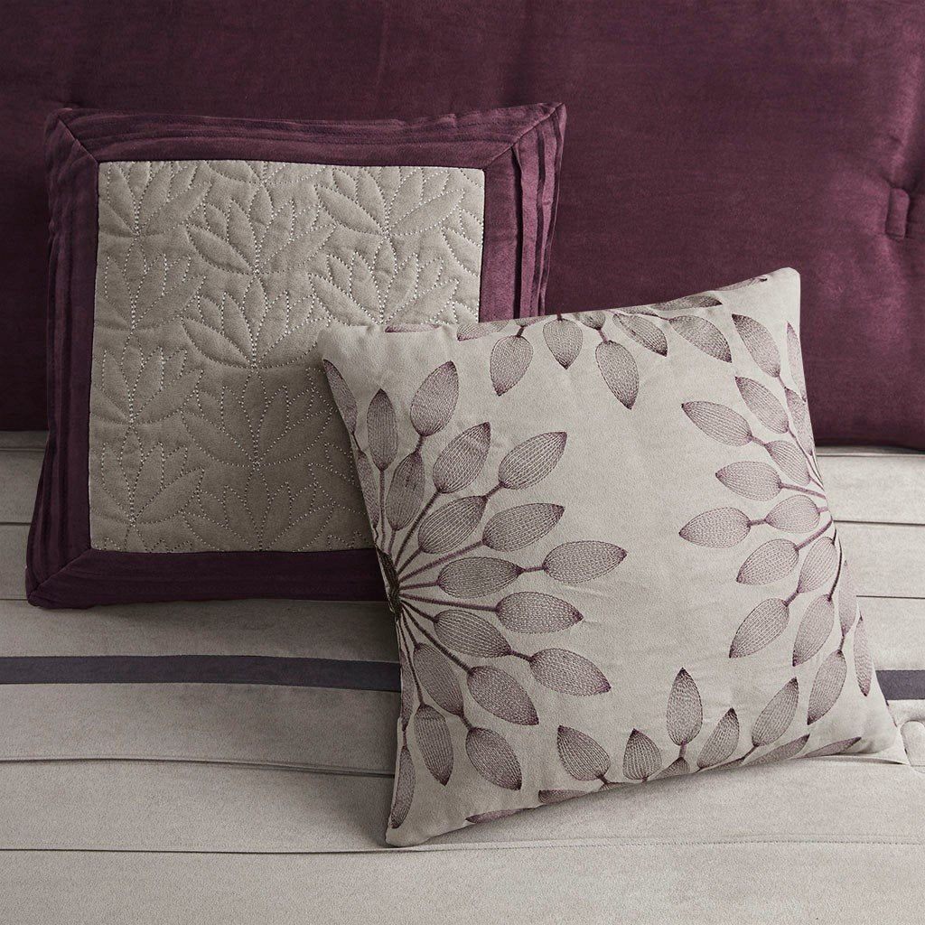Palmer Purple 7-Piece Comforter Set Comforter Sets By Olliix/JLA HOME (E & E Co., Ltd)