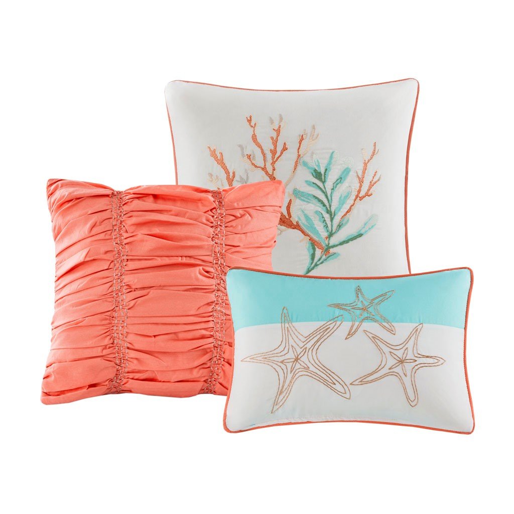 San Antonio Coral 7-Piece Comforter Set Comforter Sets By Olliix/JLA HOME (E & E Co., Ltd)