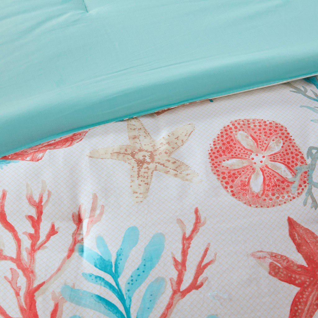 San Antonio Coral 7-Piece Comforter Set Comforter Sets By Olliix/JLA HOME (E & E Co., Ltd)