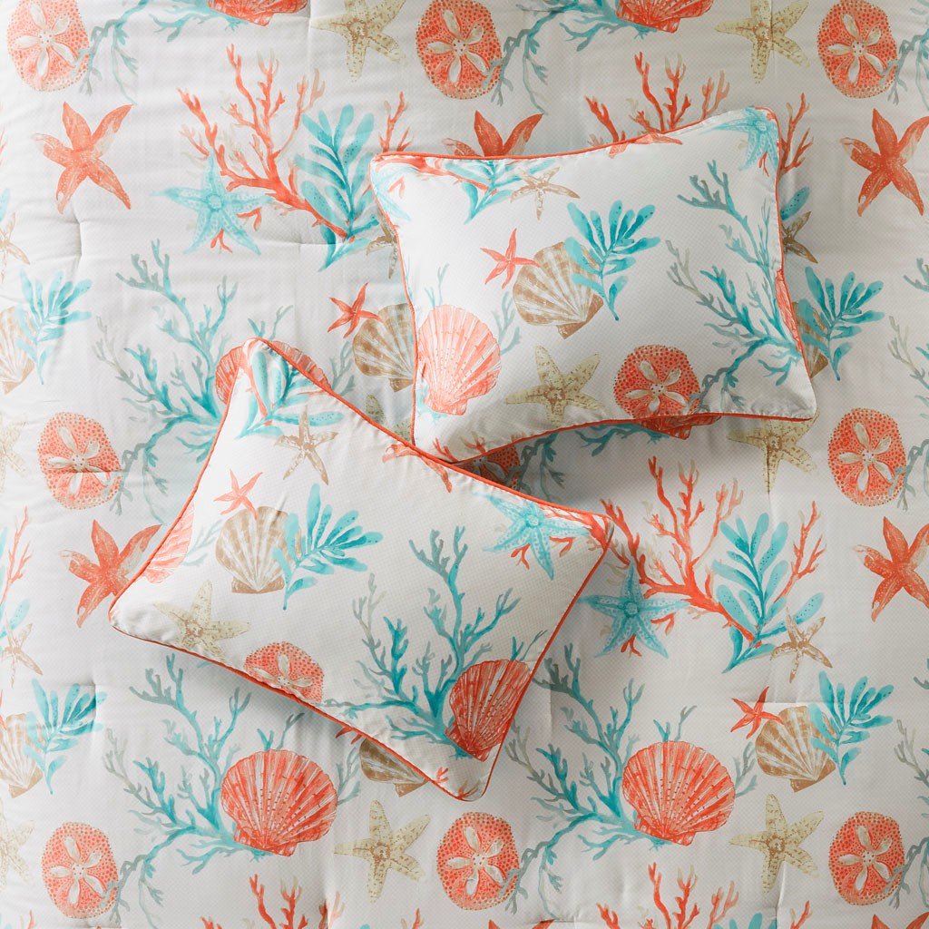 San Antonio Coral 7-Piece Comforter Set Comforter Sets By Olliix/JLA HOME (E & E Co., Ltd)
