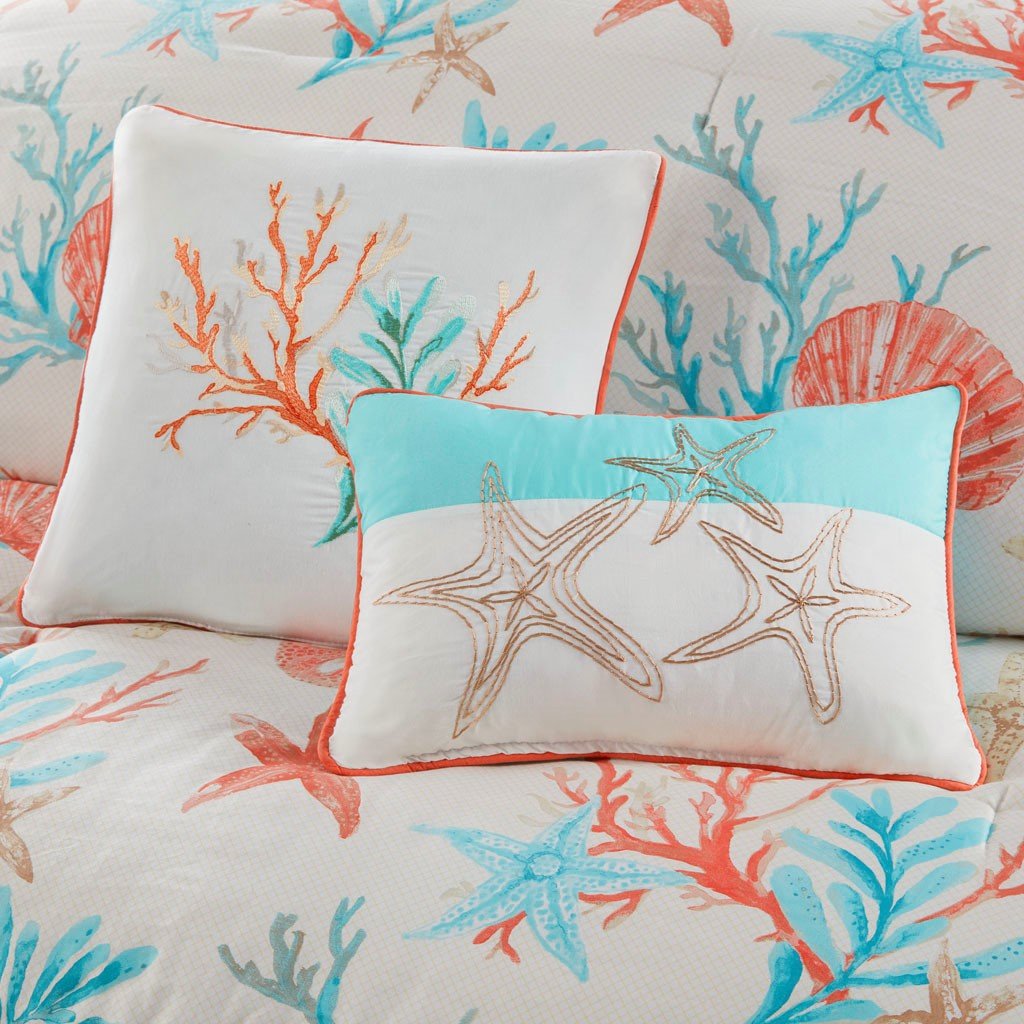 San Antonio Coral 7-Piece Comforter Set Comforter Sets By Olliix/JLA HOME (E & E Co., Ltd)