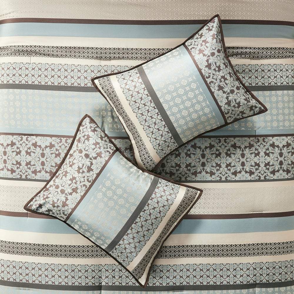 Princeton Blue 7-Piece Comforter Set Comforter Sets By Olliix/JLA HOME (E & E Co., Ltd)