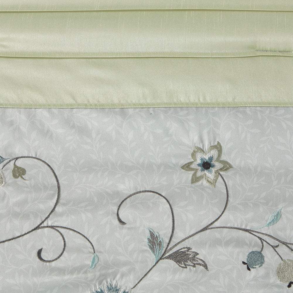 Serene Aqua 7-Piece Comforter Set Comforter Sets By Olliix/JLA HOME (E & E Co., Ltd)