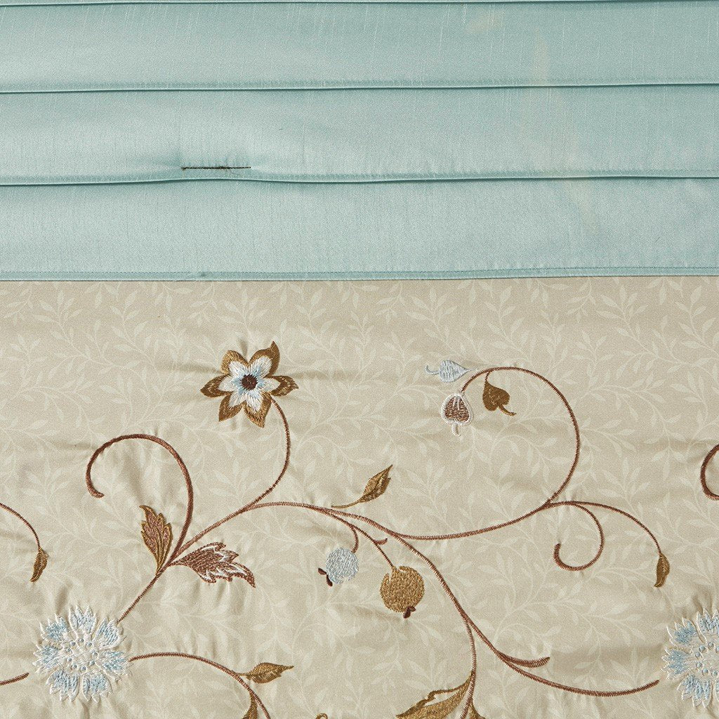 Serene Blue 7-Piece Comforter Set Comforter Sets By Olliix/JLA HOME (E & E Co., Ltd)