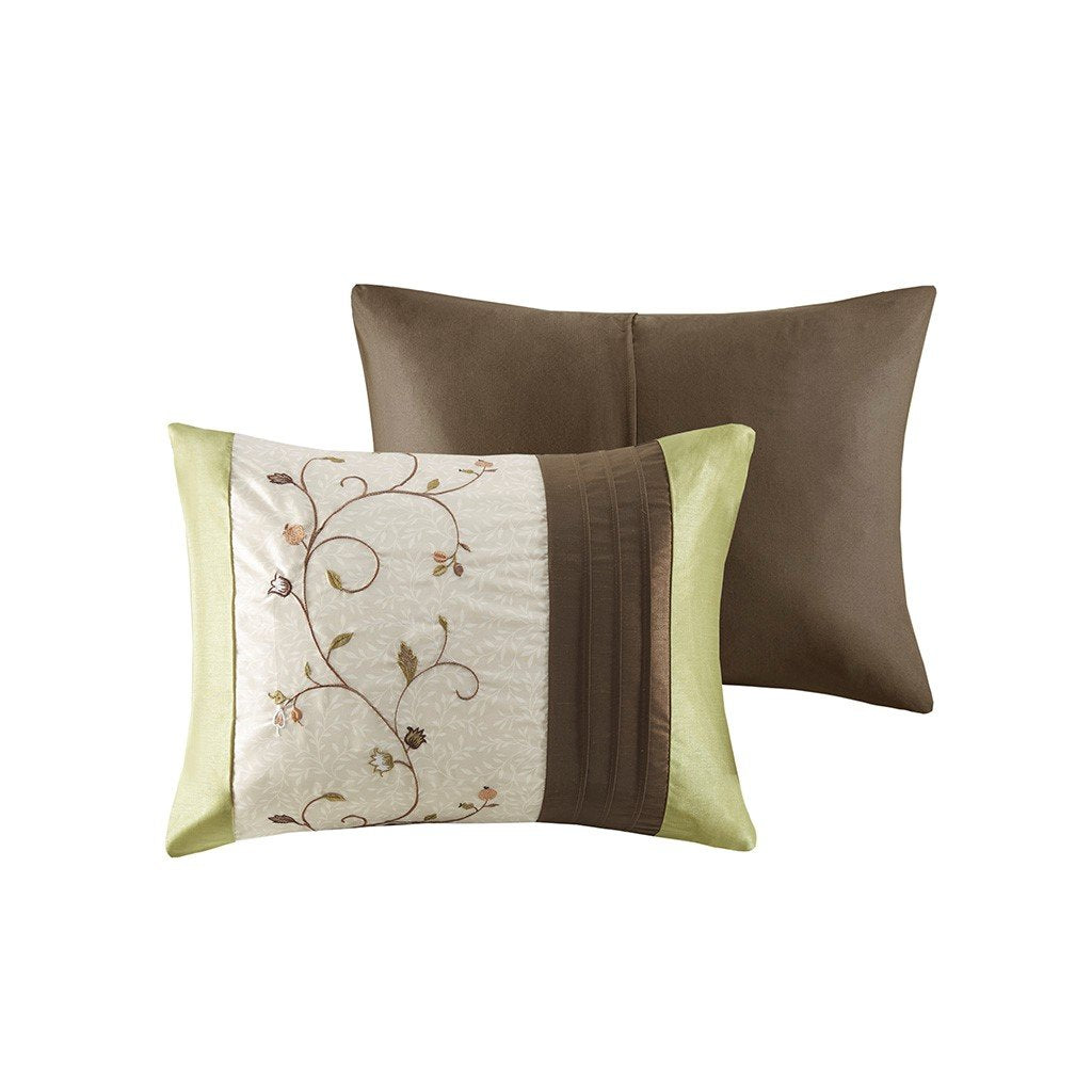 Serene Green 7-Piece Comforter Set Comforter Sets By Olliix/JLA HOME (E & E Co., Ltd)