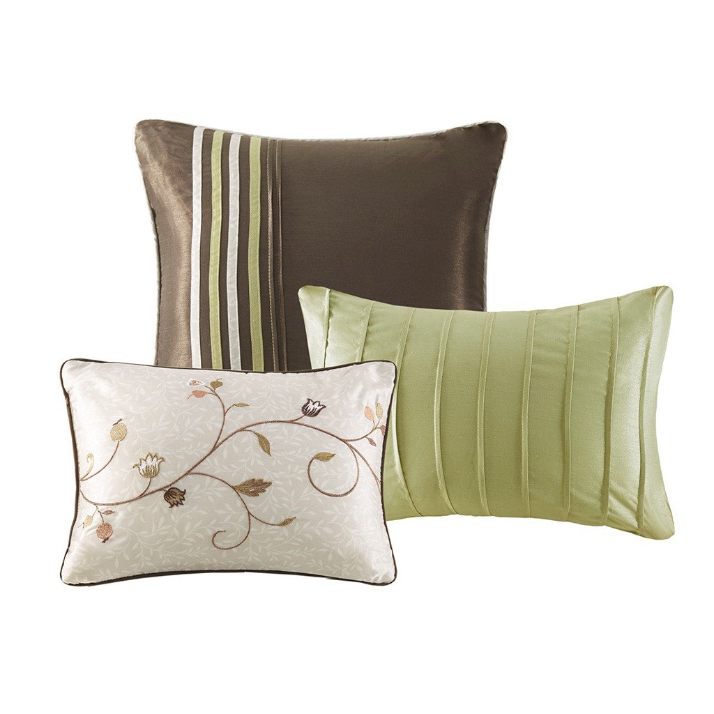 Serene Green 7-Piece Comforter Set Comforter Sets By Olliix/JLA HOME (E & E Co., Ltd)