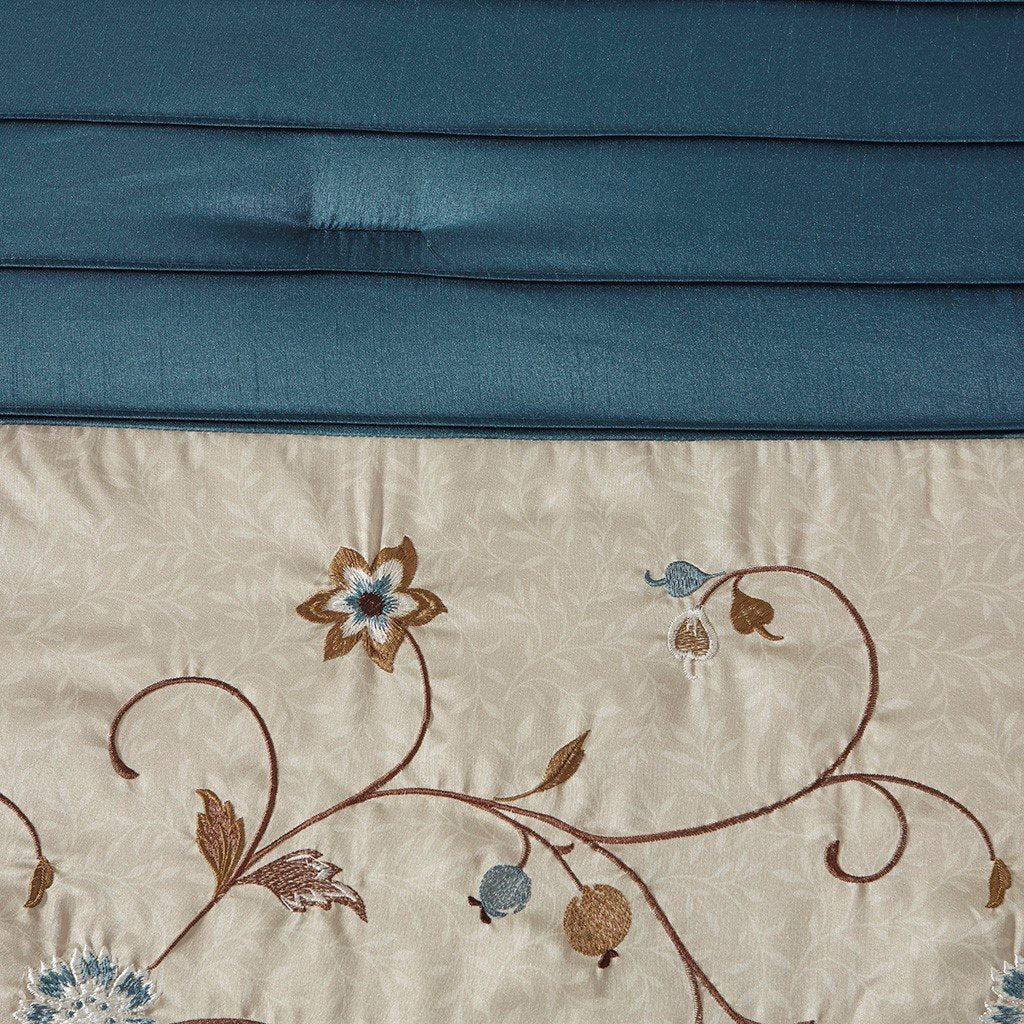 Serene Navy 7-Piece Comforter Set Comforter Sets By Olliix/JLA HOME (E & E Co., Ltd)