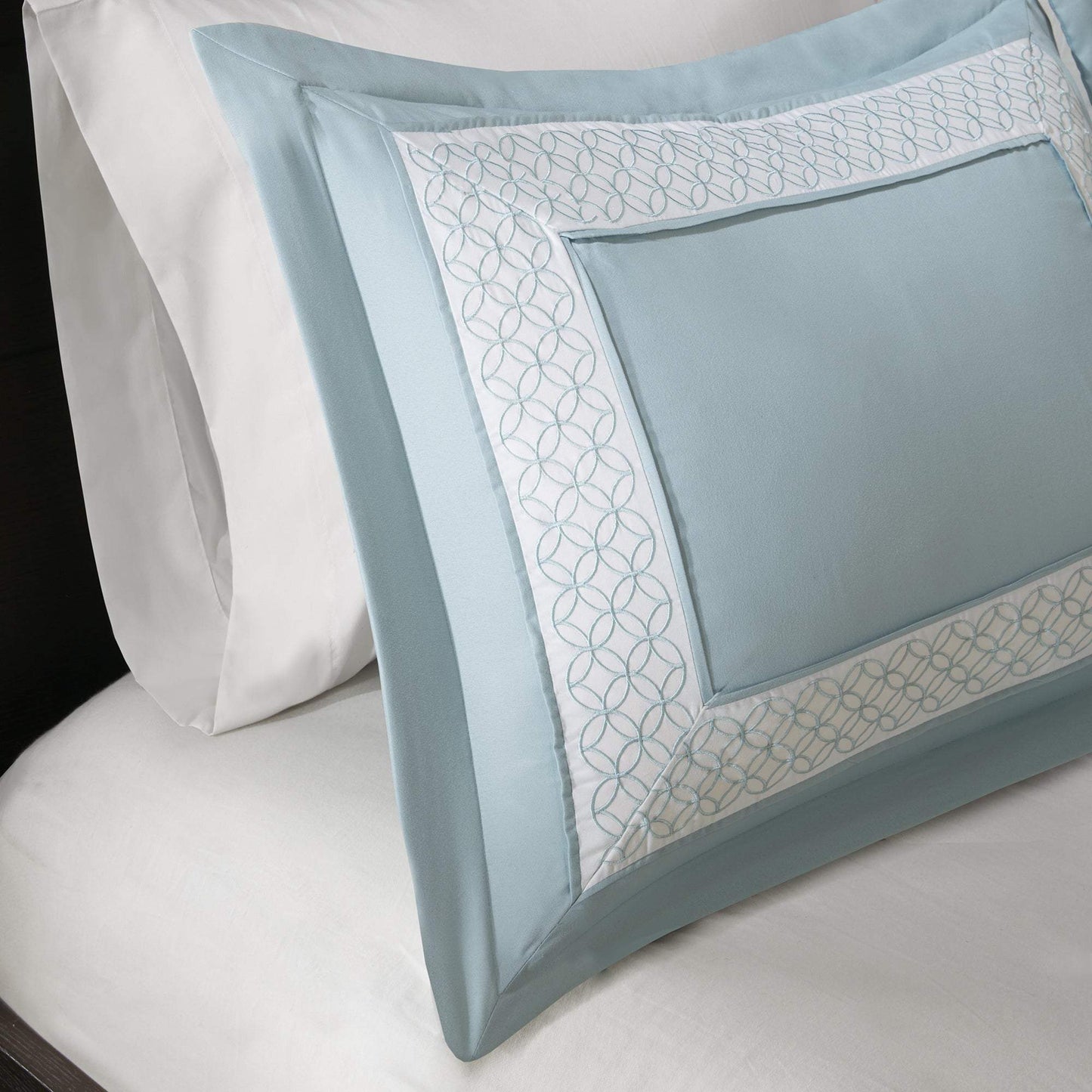Stratford Aqua 8-Piece Comforter Set Comforter Sets By Olliix/JLA HOME (E & E Co., Ltd)