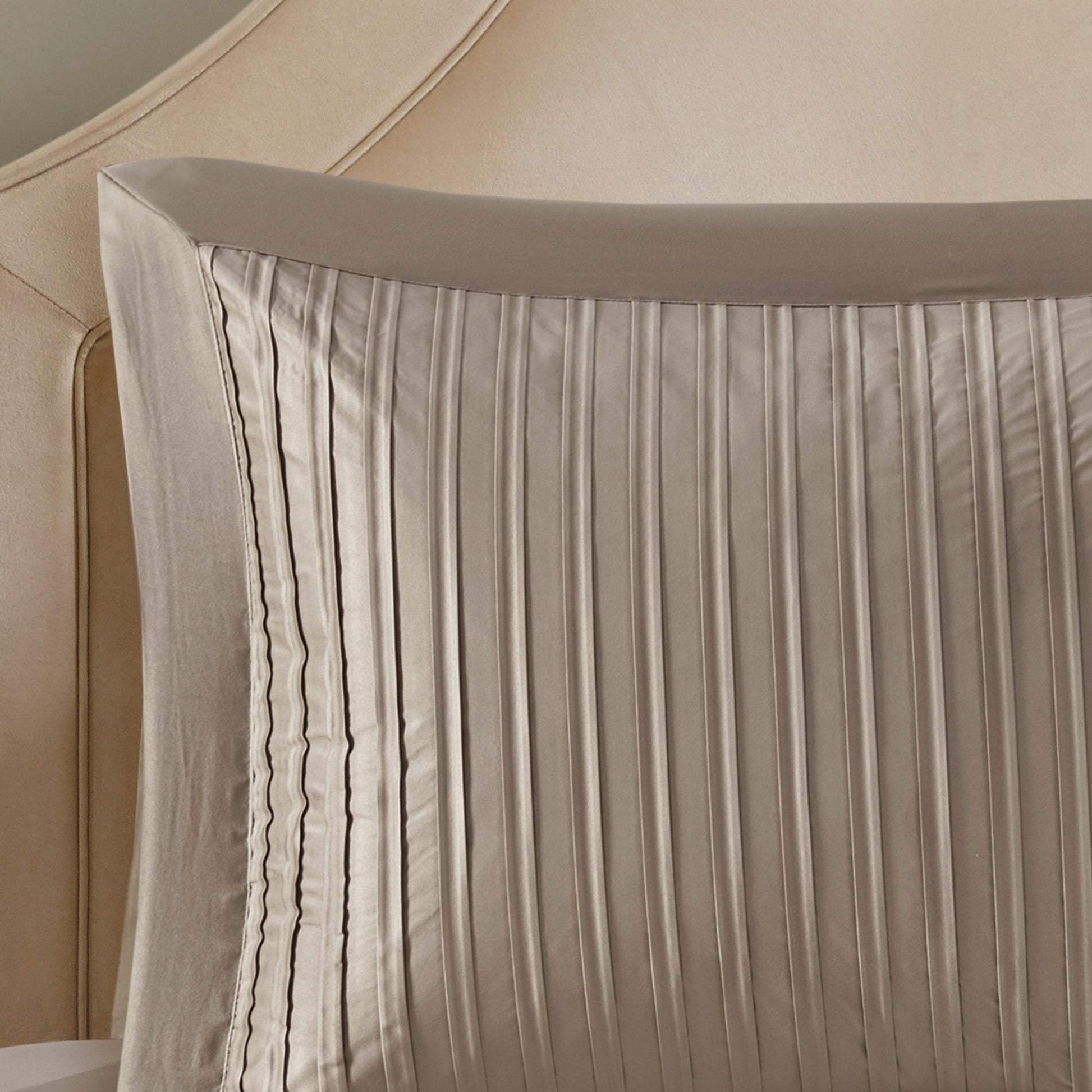 Trinity Taupe 7-Piece Comforter Set Comforter Sets By Olliix/JLA HOME (E & E Co., Ltd)