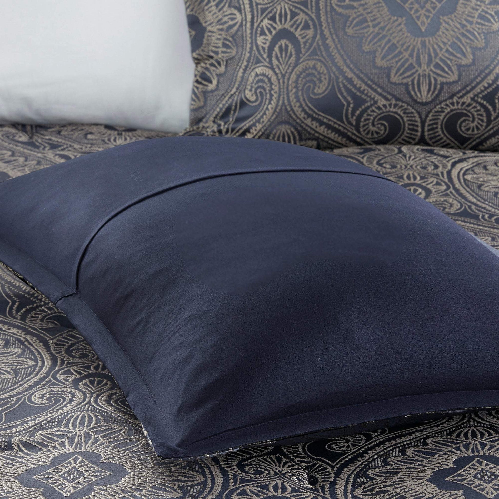 Tristen Navy 7-Piece Comforter Set Comforter Sets By Olliix/JLA HOME (E & E Co., Ltd)