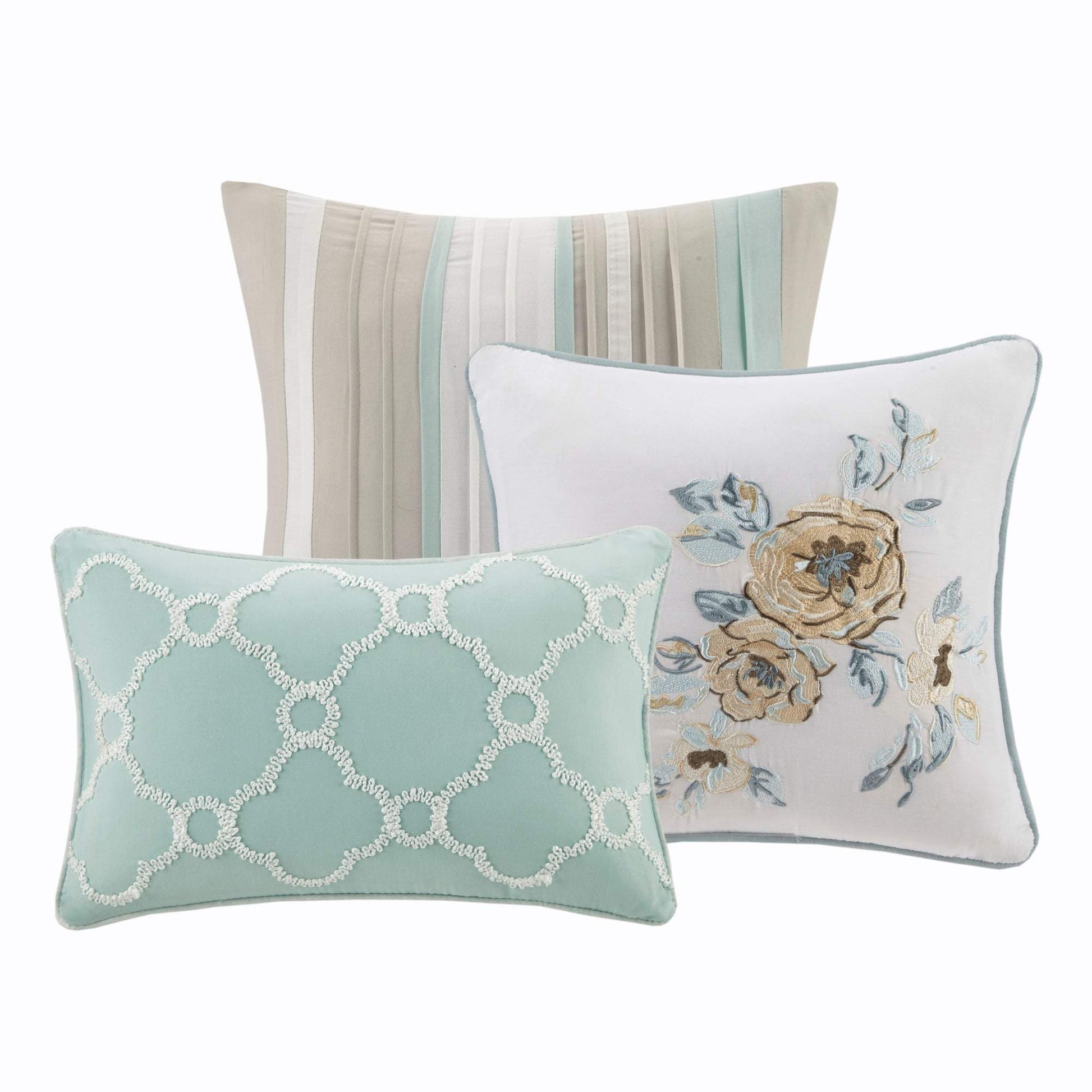 Willa Green 7-Piece Comforter Set Comforter Sets By Olliix/JLA HOME (E & E Co., Ltd)