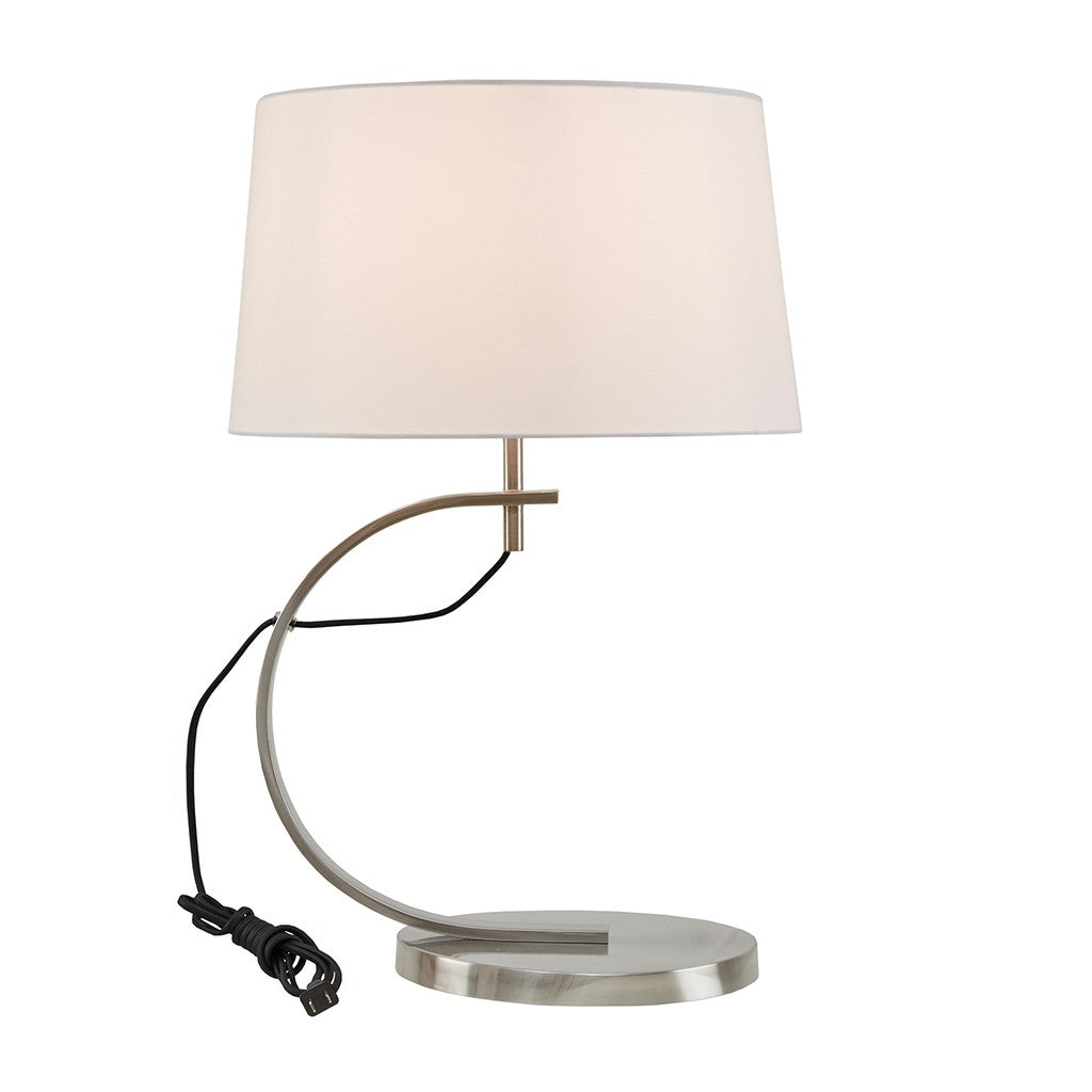 Octavia Silver Table Lamp