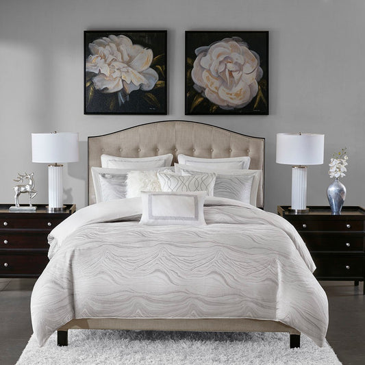 Hollywood Glam White Comforter Set