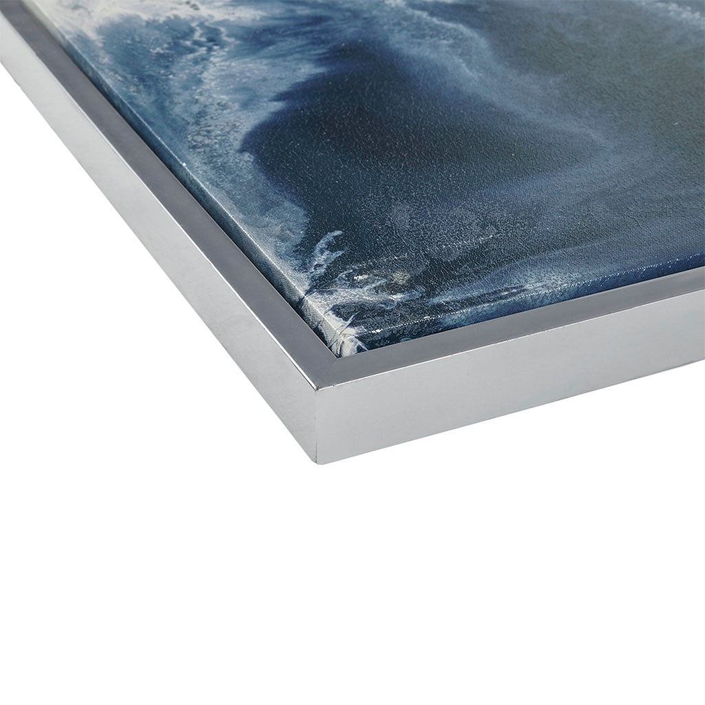 Blue Lagoon 2 Gel Coat Framed Canvas 2 Piece Set