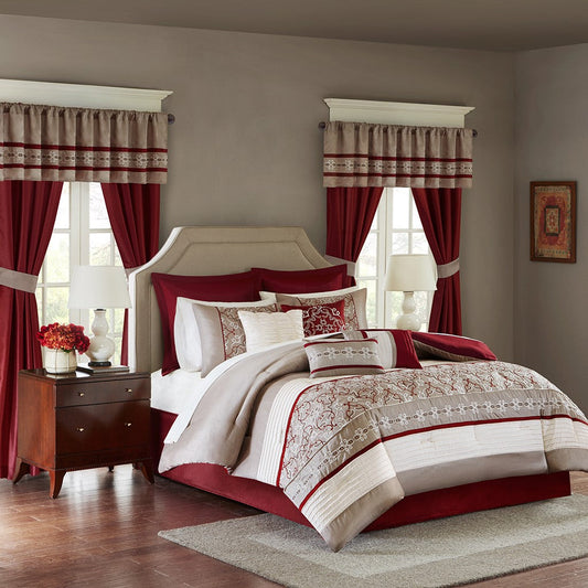 Jelena Red 24-Piece Room in a Bag