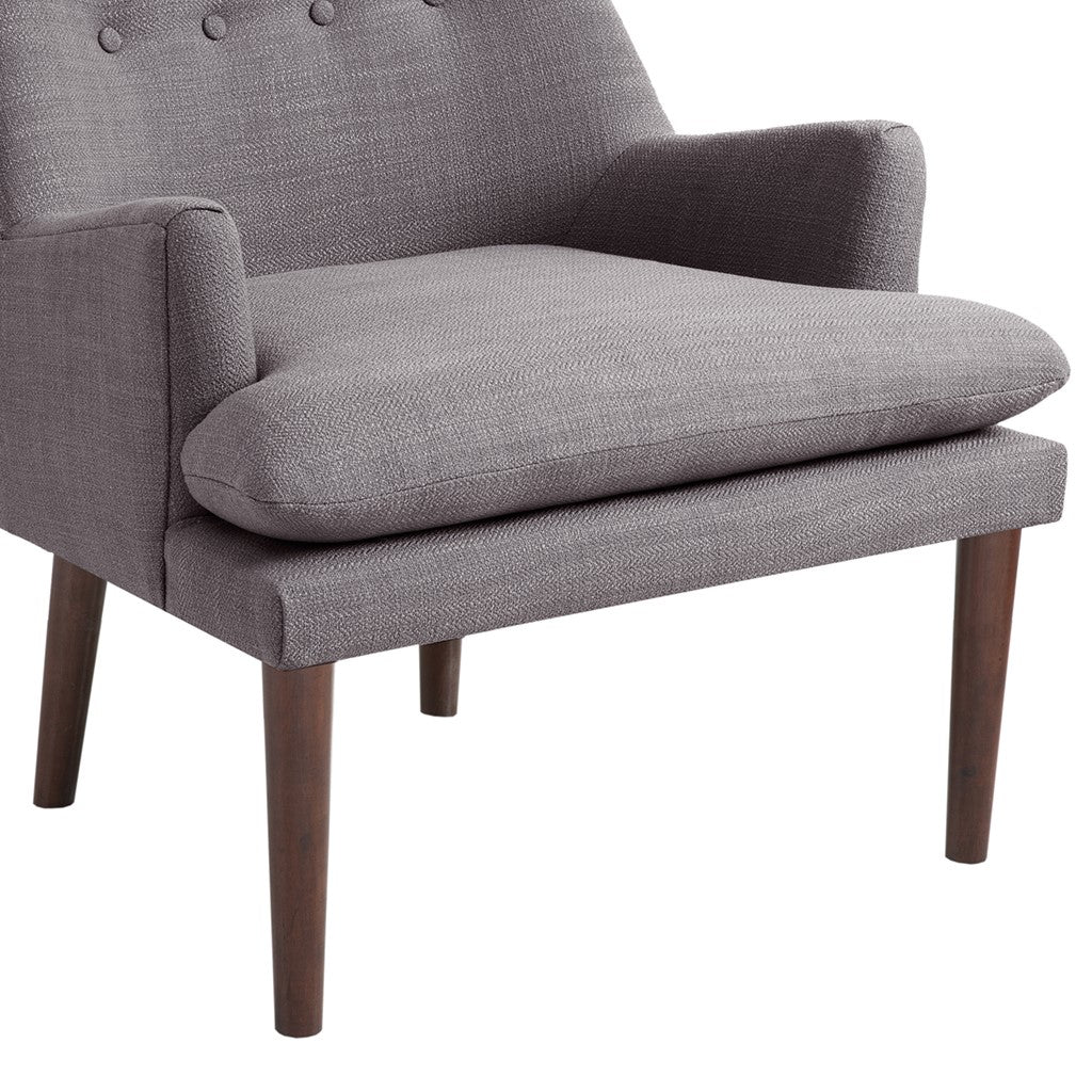 Taylor Mid-Century Grey Accent Chair