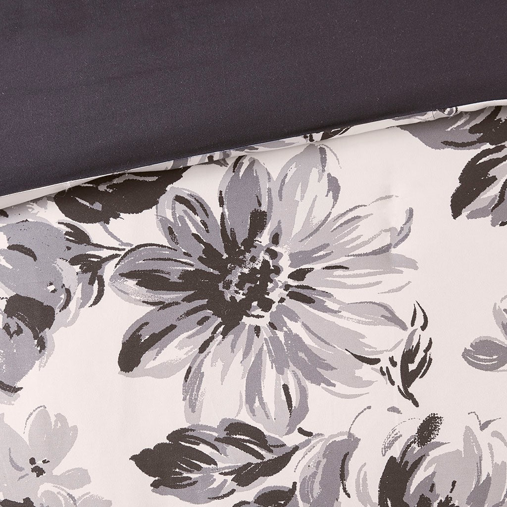 Dorsey Floral Print Duvet Cover Set