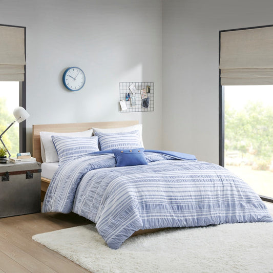 Lumi Striped Duvet Cover Set